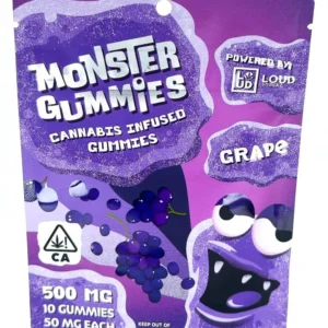 monster gummies store grape (500mg)