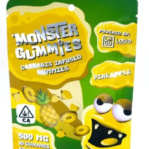 monster gummies store pineapple (500mg)
