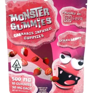 monster gummies store strawberry (500mg)